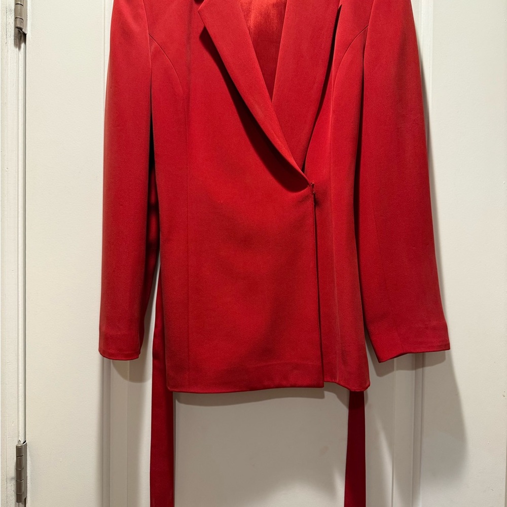 Kate Hill Vibrant Red Blazer